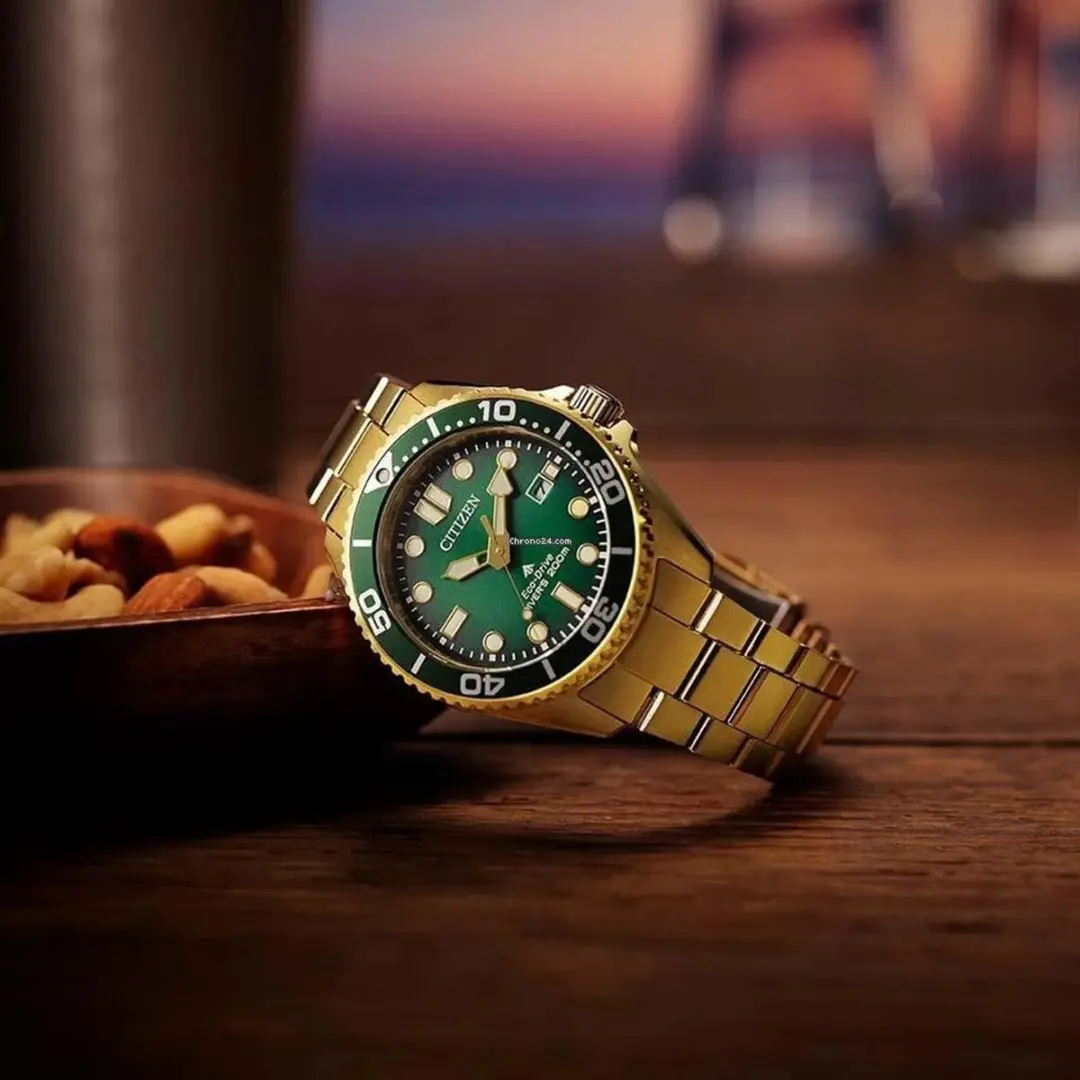 Citizen Promaster Dive BN0262-59W Horloge - 41mm - Goudgroen - afbeelding 4 van 6