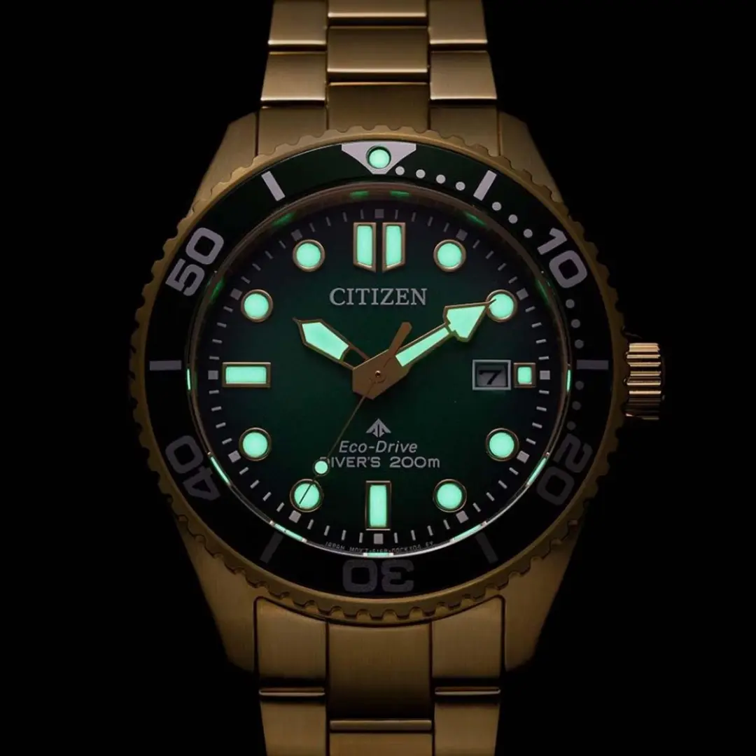 Citizen Promaster Dive BN0262-59W Horloge - 41mm - Goudgroen - afbeelding 3 van 6