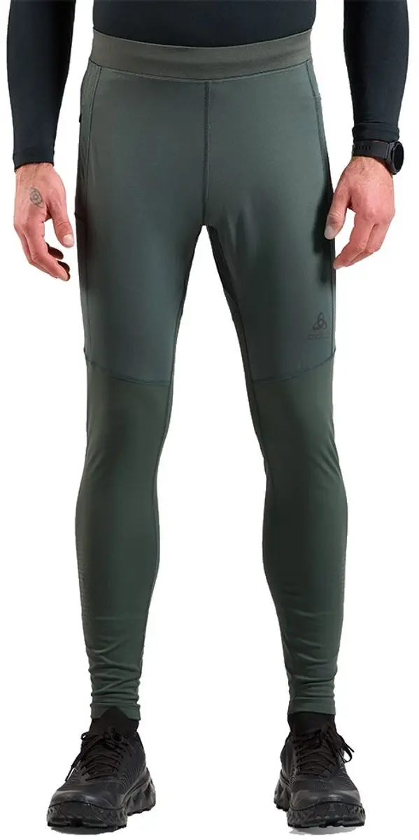 Odlo Zeroweight Warm Reflective Leggings Groen XL Man