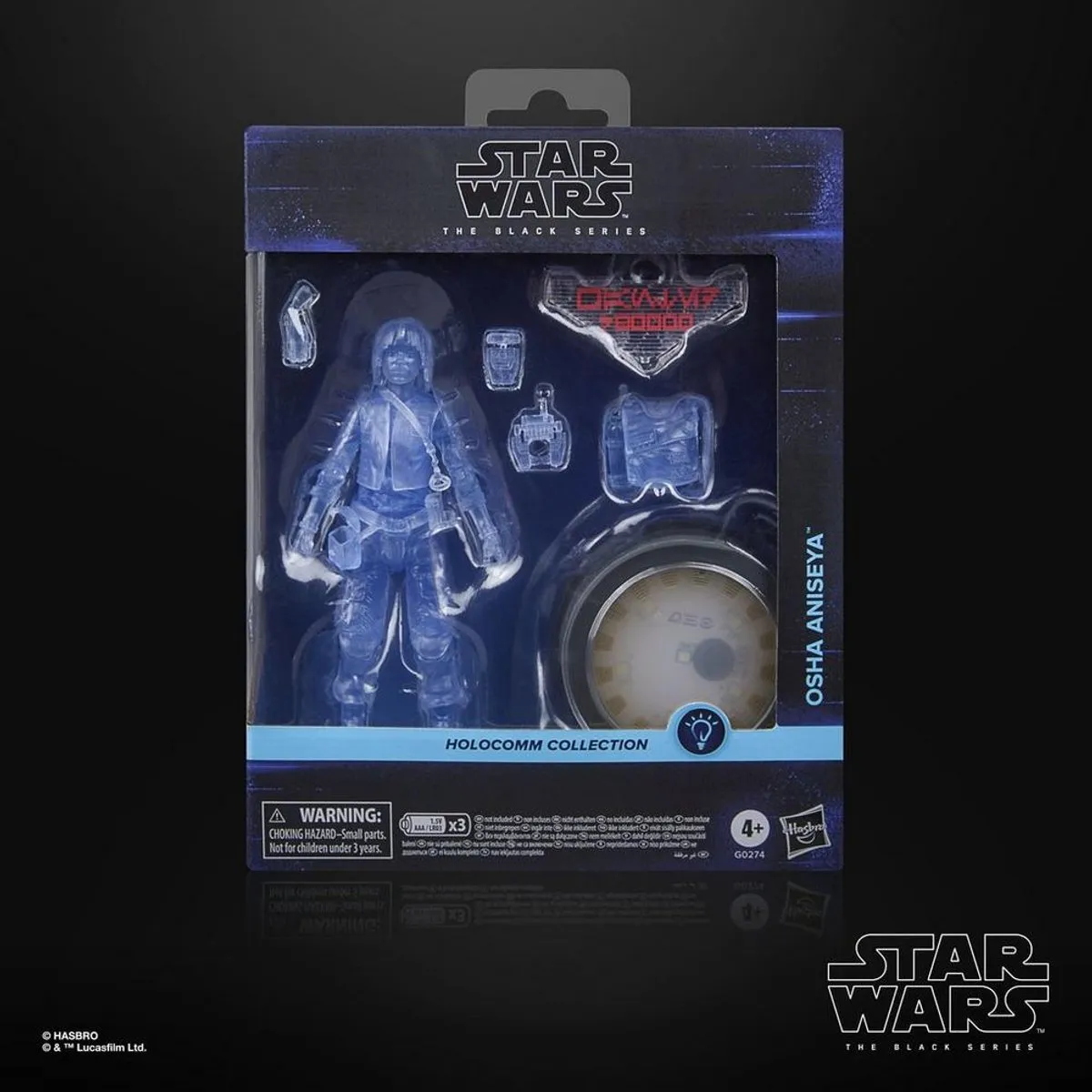 Hasbro Star Wars Black Series Osha Aniseya Action Figuur 15cm - HASG0274