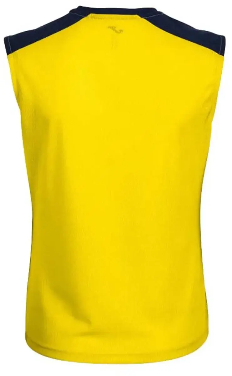 Joma Eco Championship Mouwloos T-shirt - Geel XL - afbeelding 3 van 4