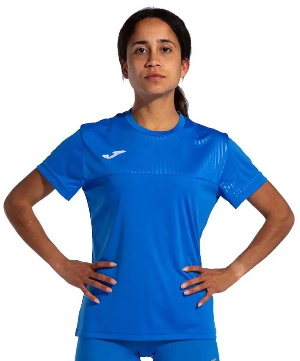 Joma Montreal T-shirt Met Korte Mouwen Blauw L Vrouw