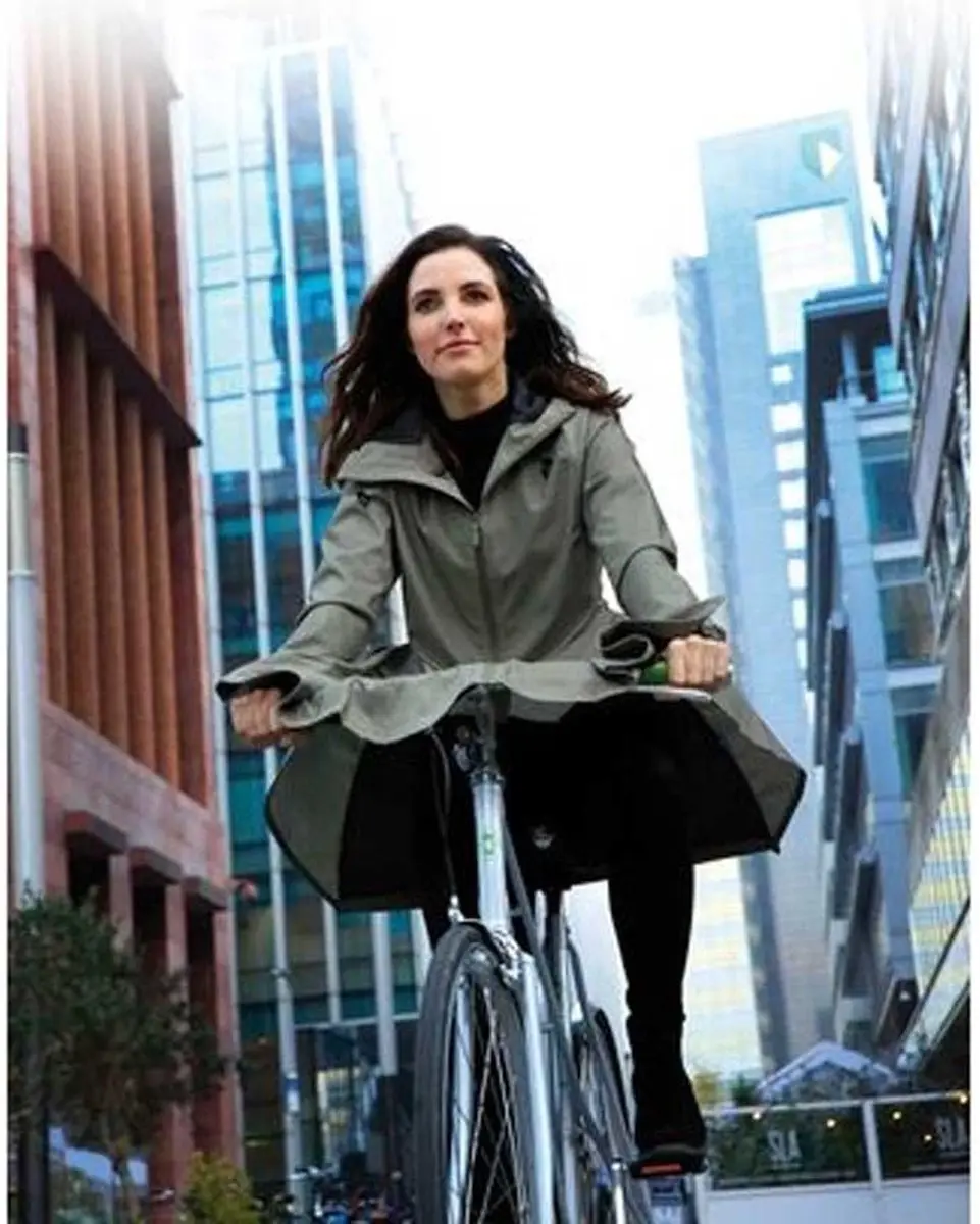 AGU SEQ Regenjas Dames Olive Groen - Waterdicht 10.000mm - L