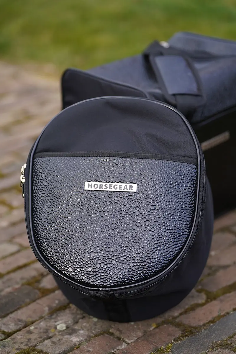 Horsegear Captas Horsegear Hgcroco Patent Zwart
