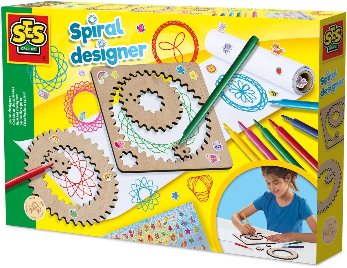 SES Creative Houten Spiraalontwerper