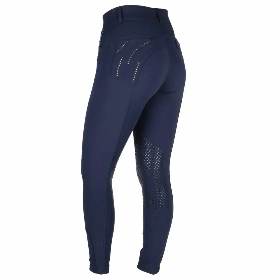 Mondoni Crystal High Waist Rijbroek 34 - Grijs