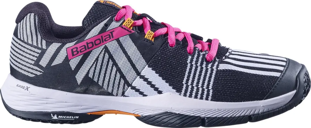 Adult's Padel Trainers Babolat Sensa Lady Black
