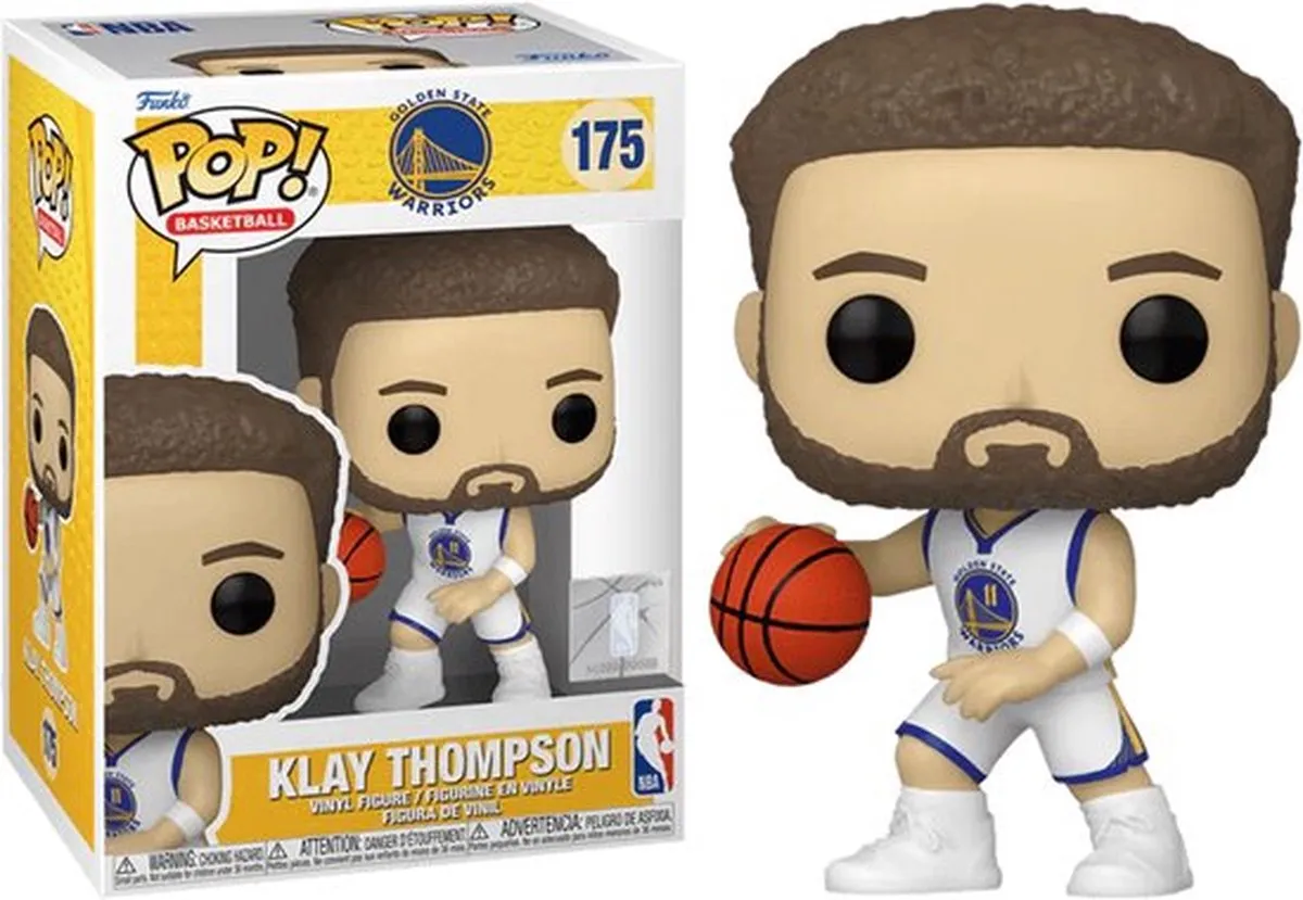 Funko Pop Basketball NBA Warriors Klay Thompson #175 - Multi