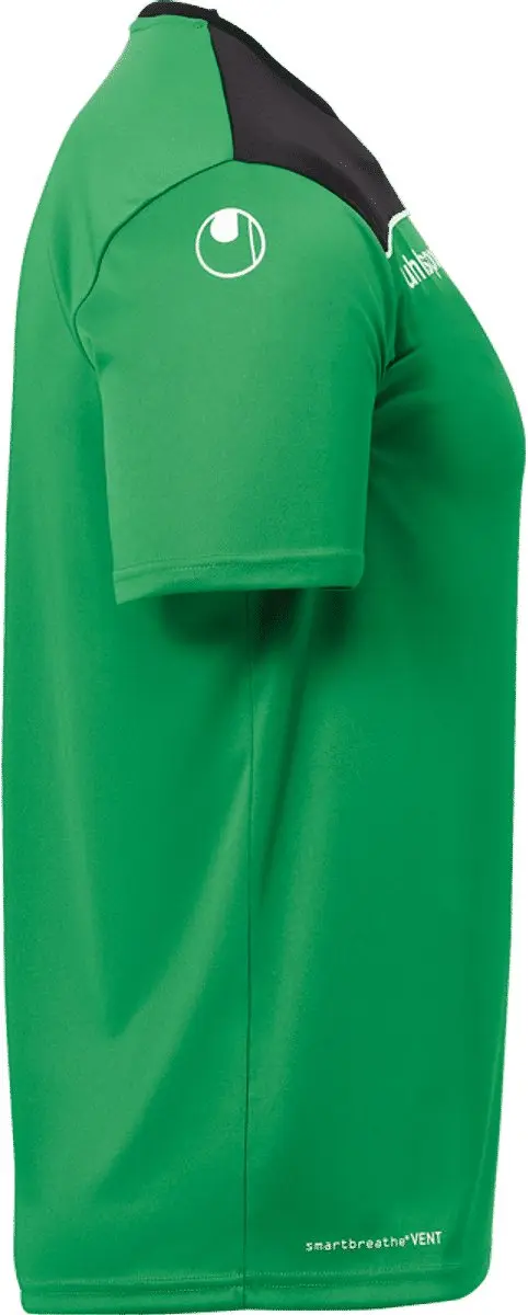 Uhlsport Offense 23 T-shirt Kinderen - 140 - Groen/Zwart/Wit