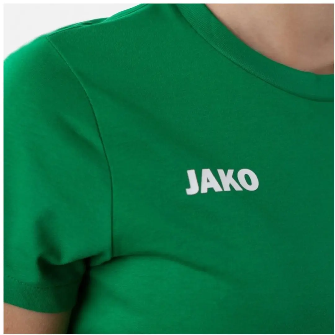 Jako Base T-Shirt Dames Sportgroen - Maat 36