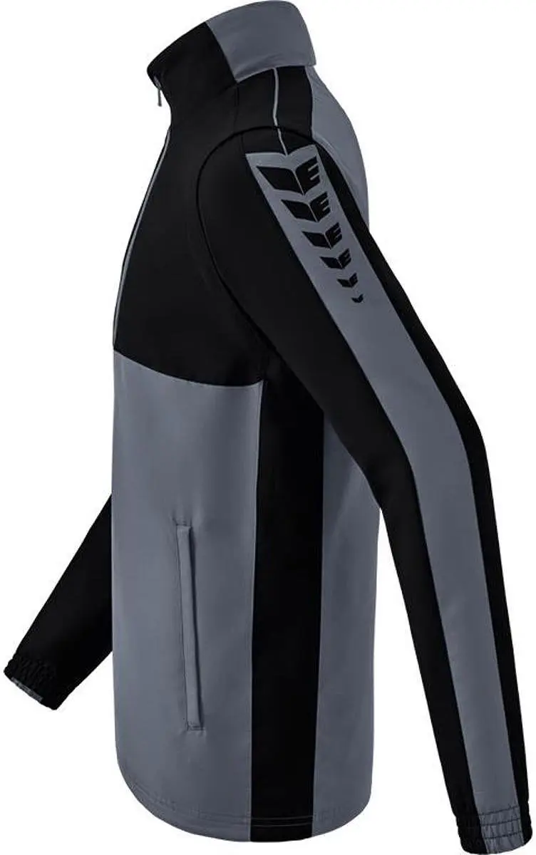 Erima Six Wings Jack Heren - Zwart/Slate Grey L