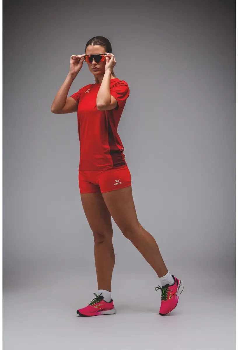 Erima T&F Wings Short Tight Dames - Rood