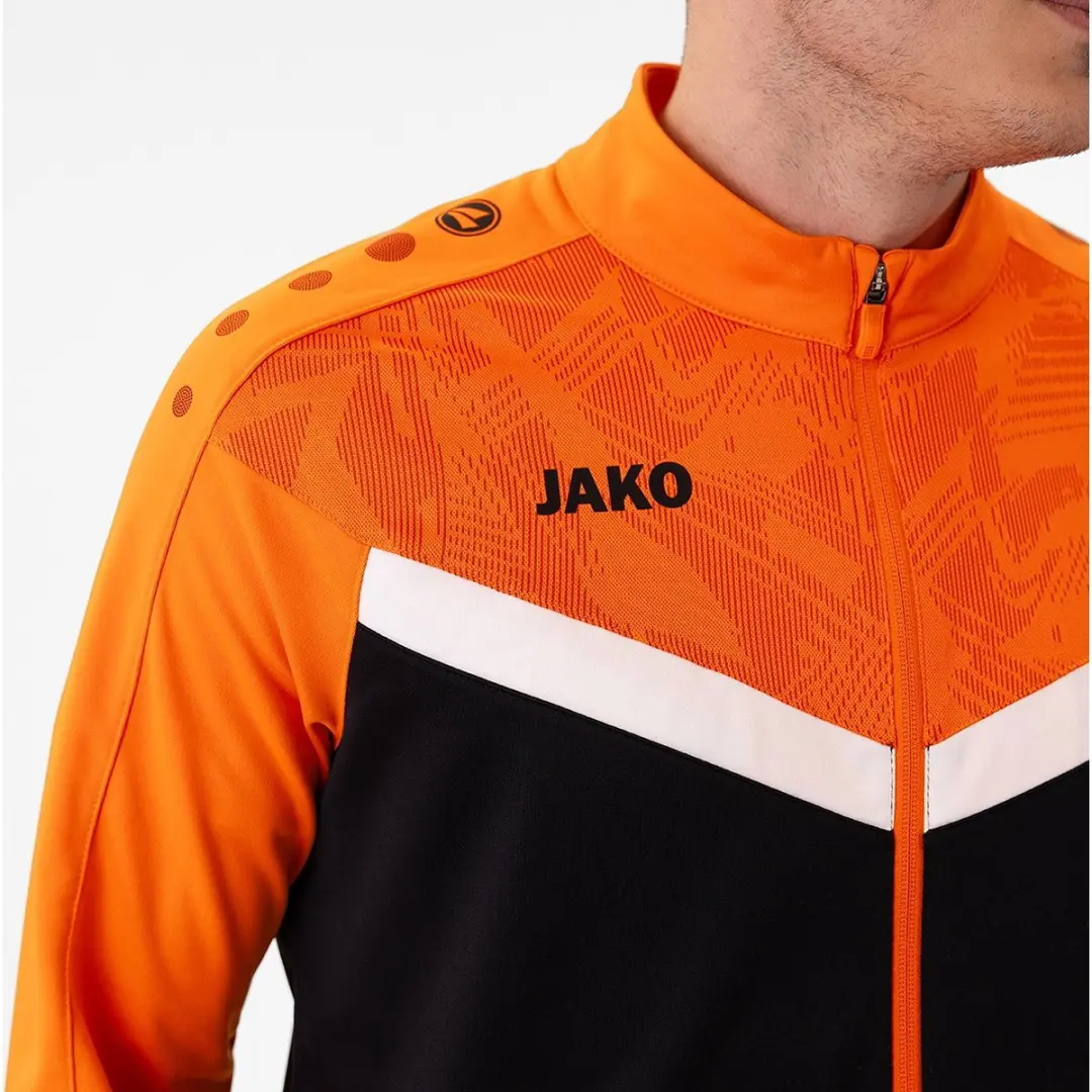 Jako Iconic Polyestervest Heren M - Zwart/Fluo Oranje