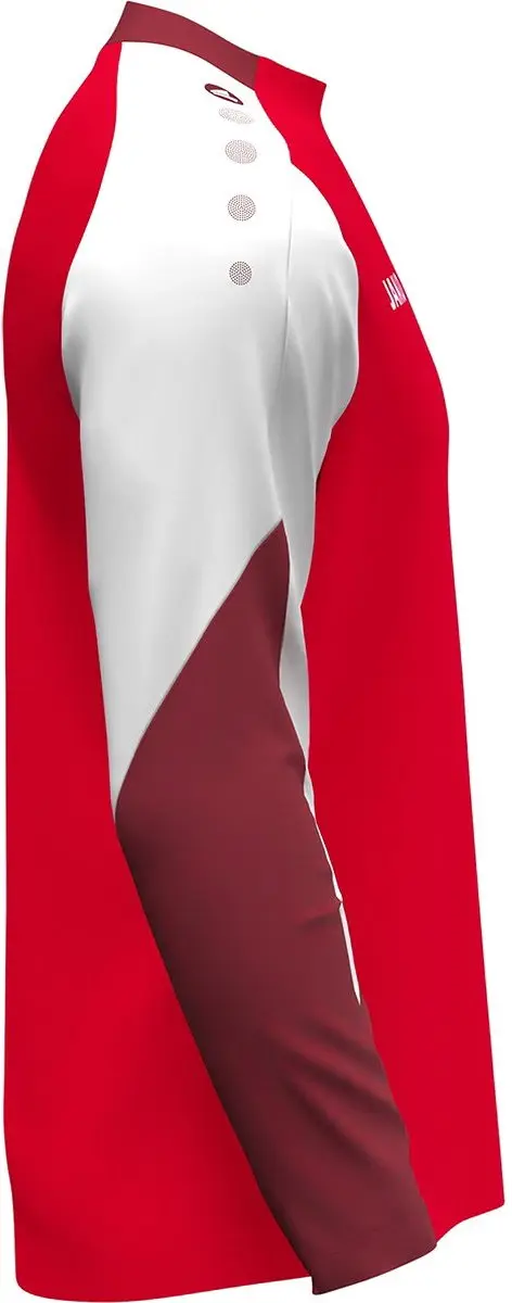 Jako Dynamic Longsleeve Kinderen 140 - Rood/Wit/Donkerrood