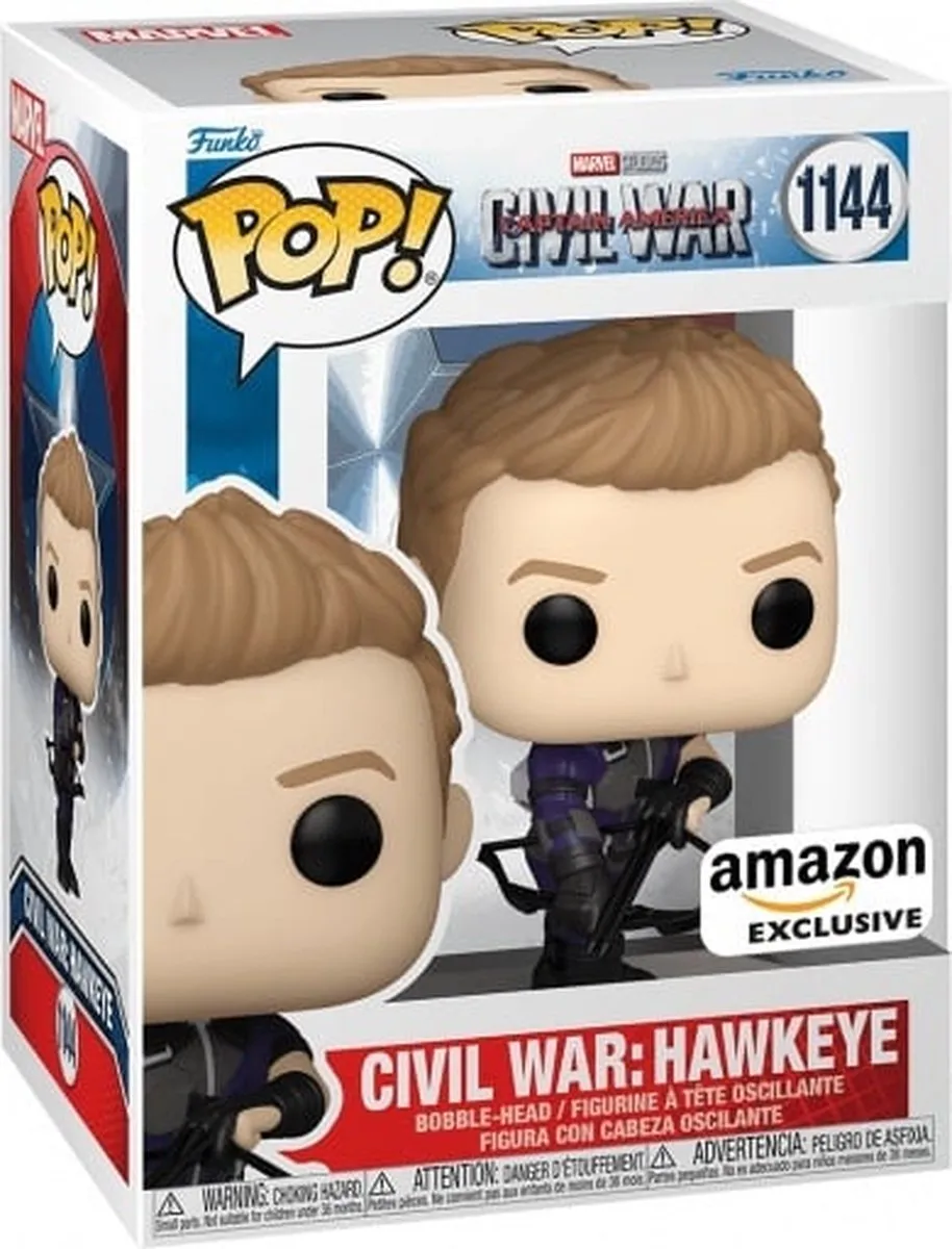 Funko Pop! Marvel Civil War Captain America 1144 - Multi