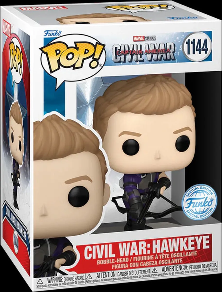 Funko Pop! Marvel Civil War Captain America 1144
