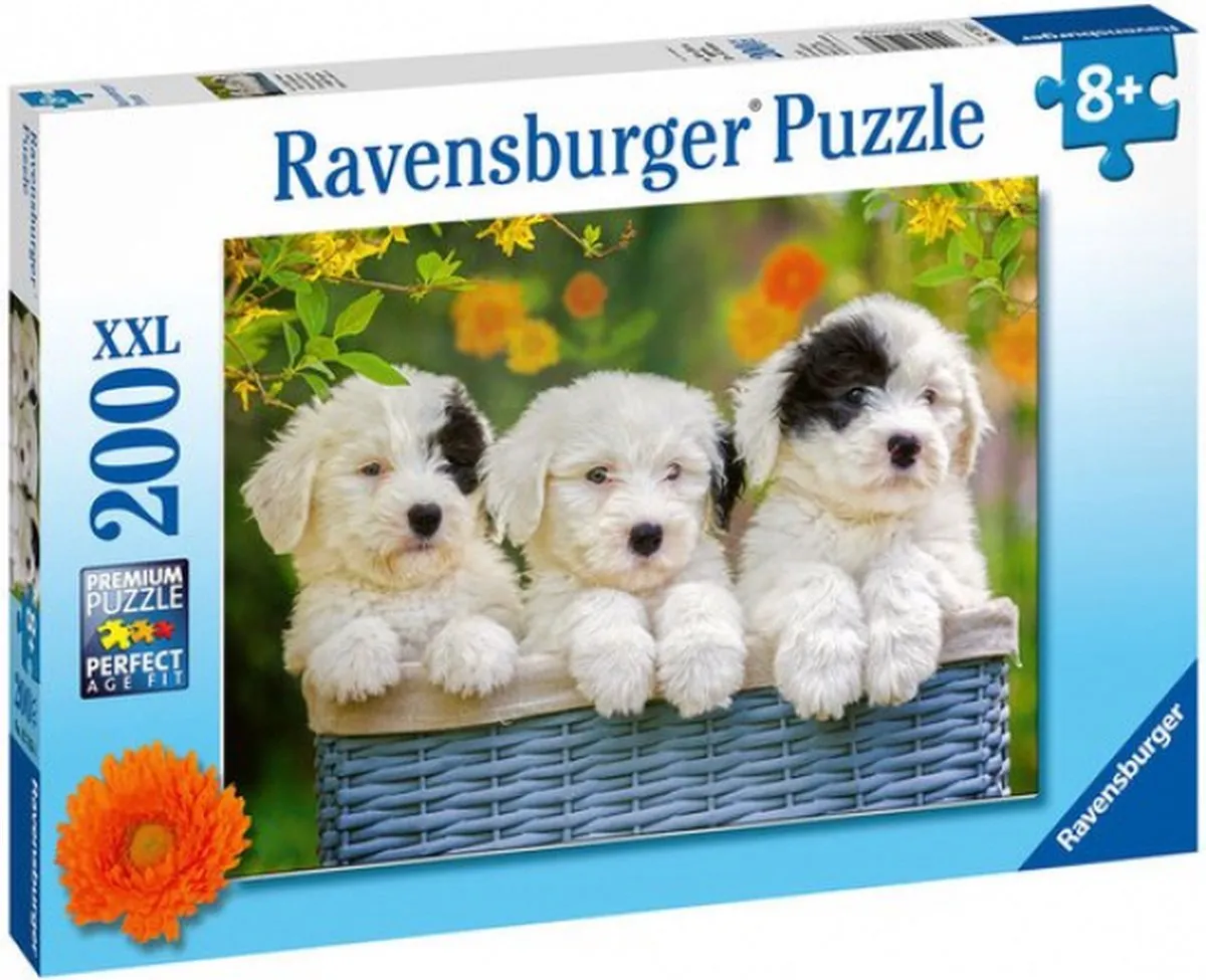 Ravensburger Schattige Puppies Legpuzzel 200 Stuks - Multicolor