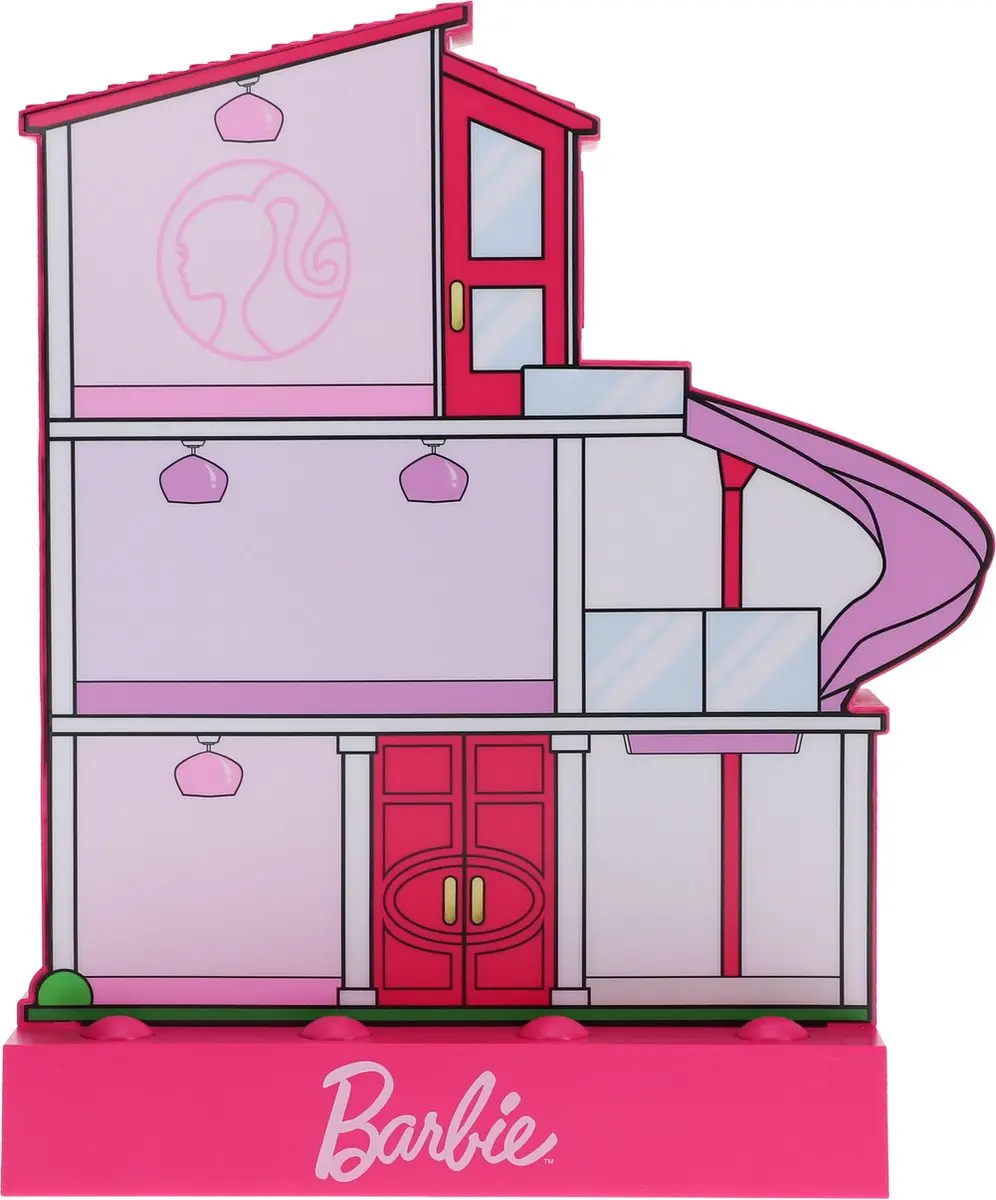 Paladone Barbie Droomhuis Licht met Stickers - 5x1.5W - Ø13.3cm - Veelkleurig