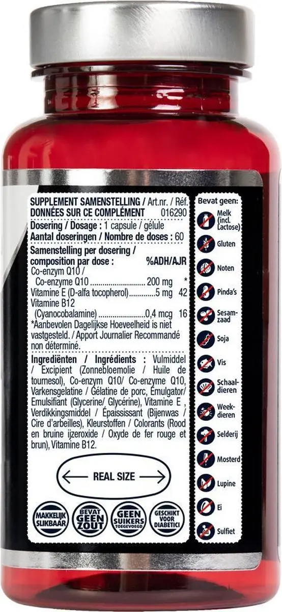 Lucovitaal Japanse Q10 One a Day 200mg - 60 Capsules - afbeelding 6 van 6