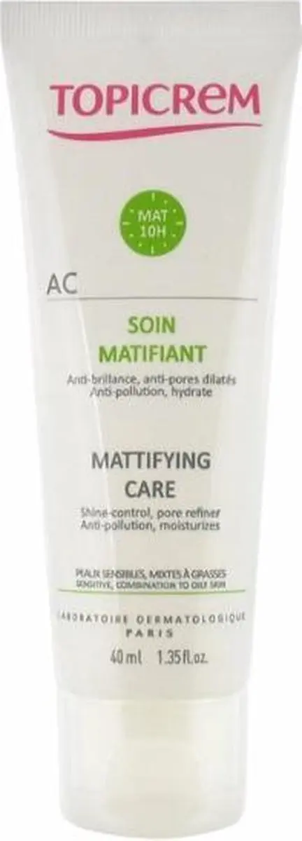 Topicrem Ac Mattifying Care 40ml - 40 Stuks