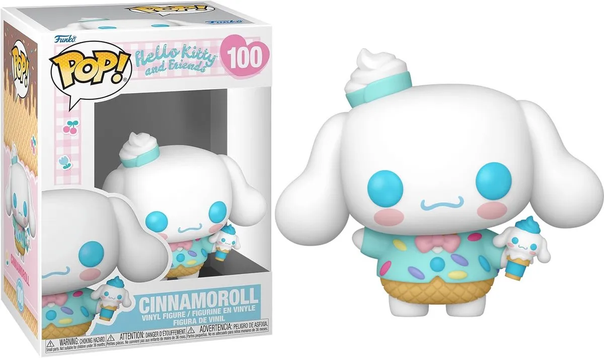 Funko Pop! Hello Kitty Cinnamoroll Ice Cream Vinylfiguur - Multicolor