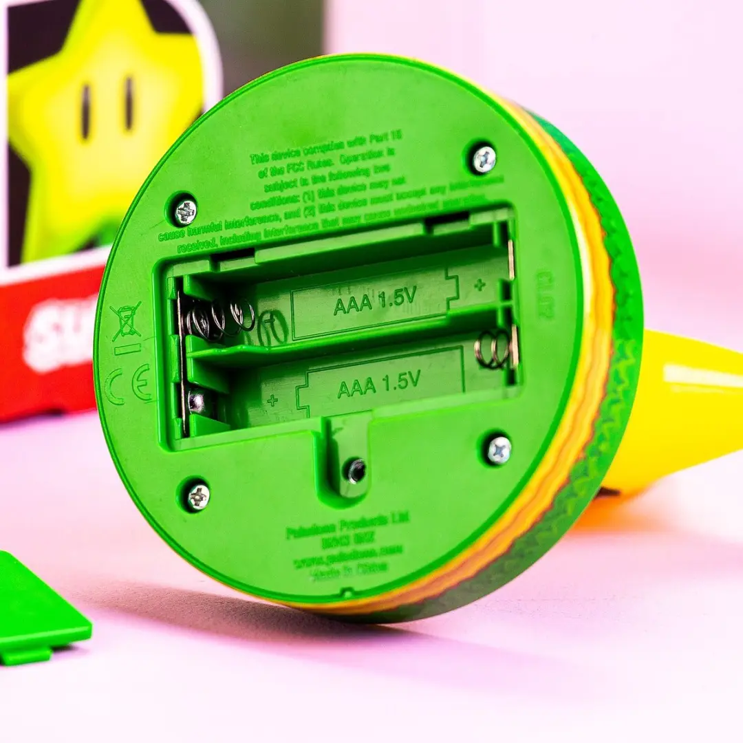 Paladone Mario Super Ster 3D Icoon Nachtlamp Geel - RGB