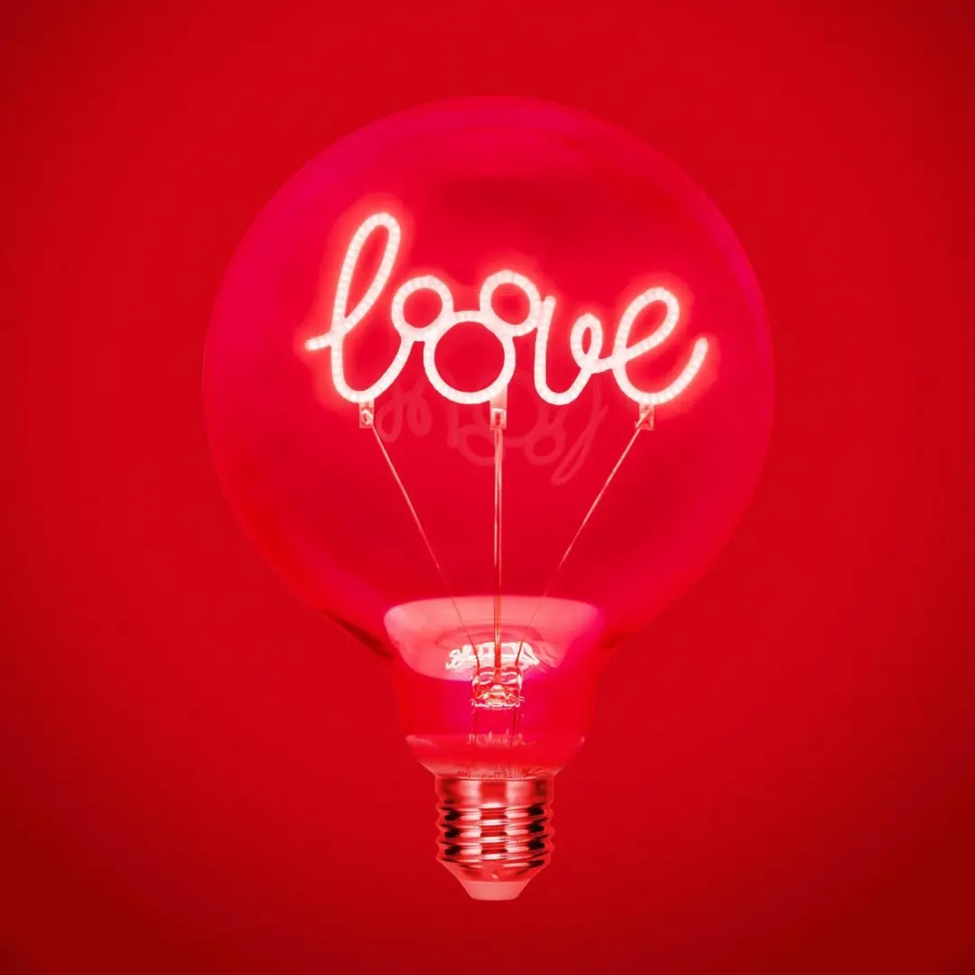 Paladone Mickey Mouse LED Lamp E27 - 1W - Rood