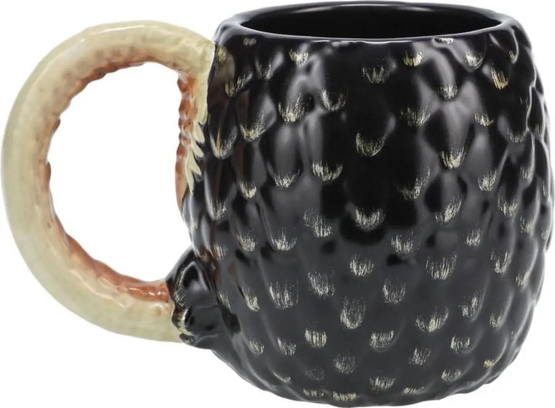 Paladone House of the Dragon 3D Dragon Egg Mok 500ml - PP11583DR - Gouden/Zwart