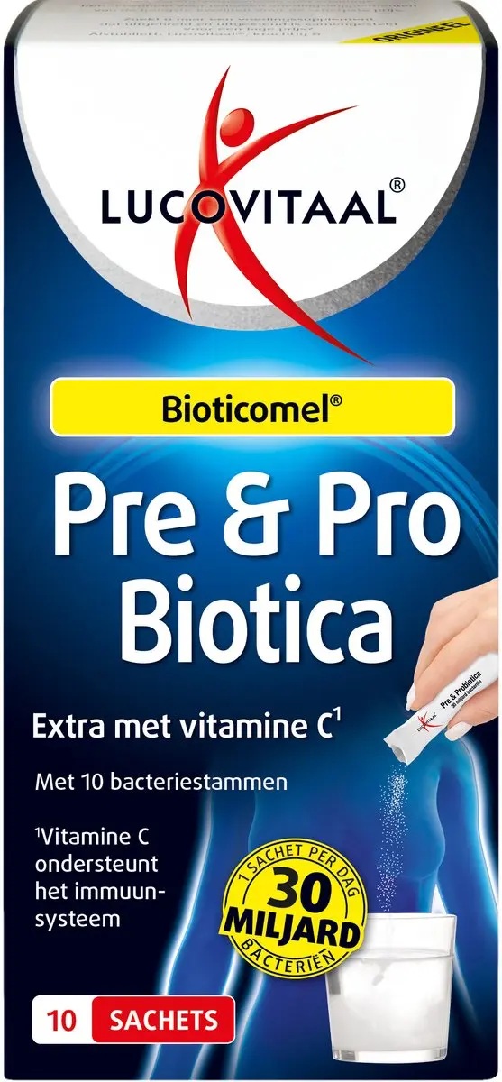 Lucovitaal Pre & Biotica Supplement 10 Sachets - afbeelding 5 van 5