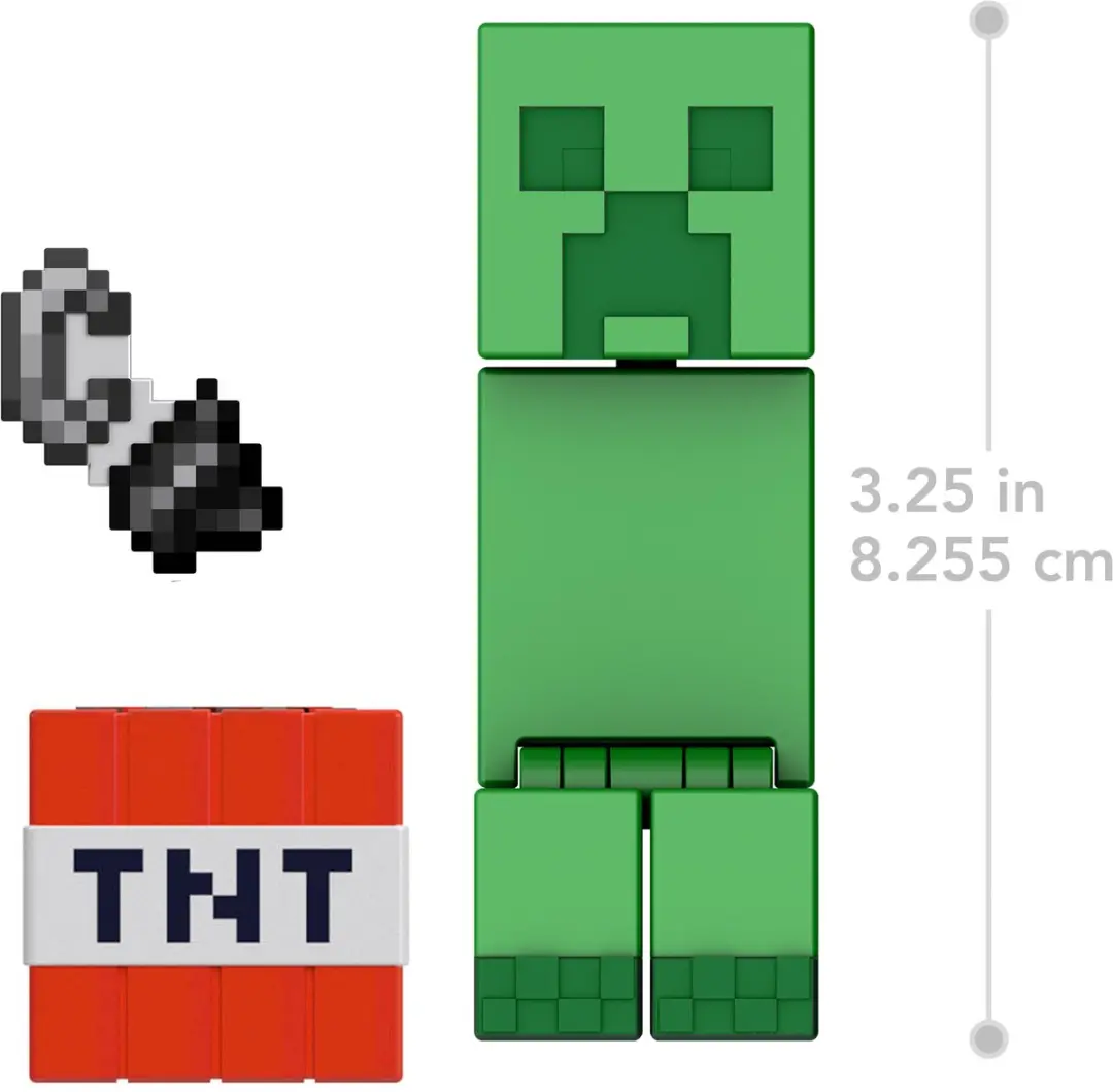 Minecraft Creeper Core Figure JCN29 - Meerkleurig