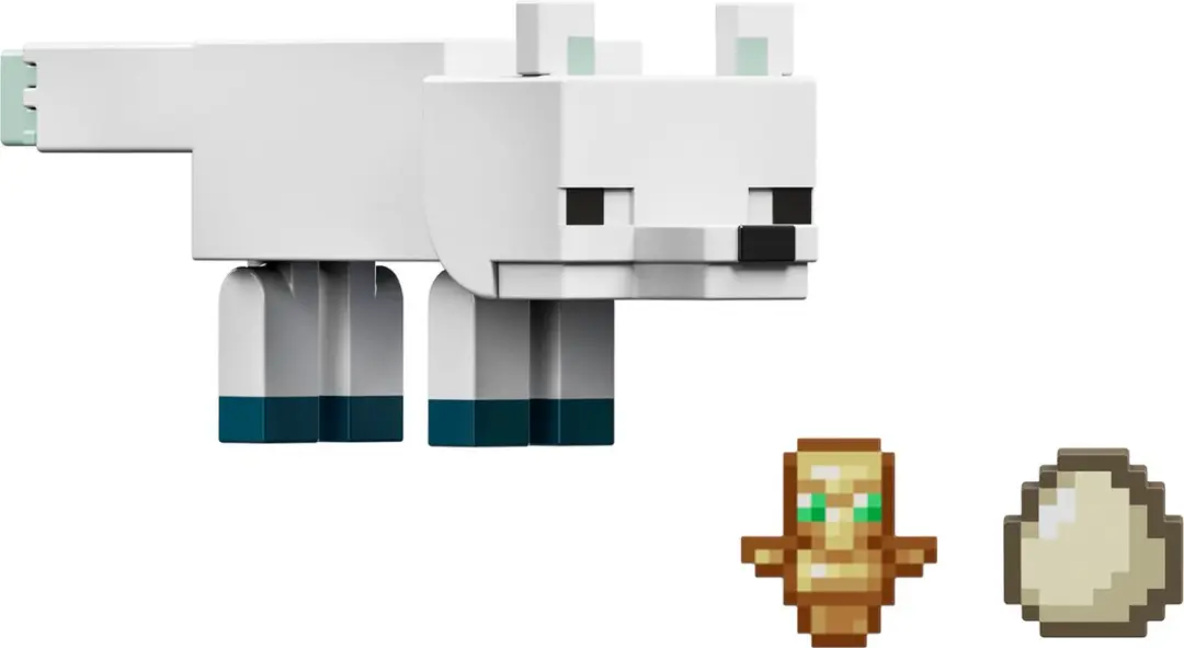 Minecraft 3.25' CORE FIGURE Arctic Fox