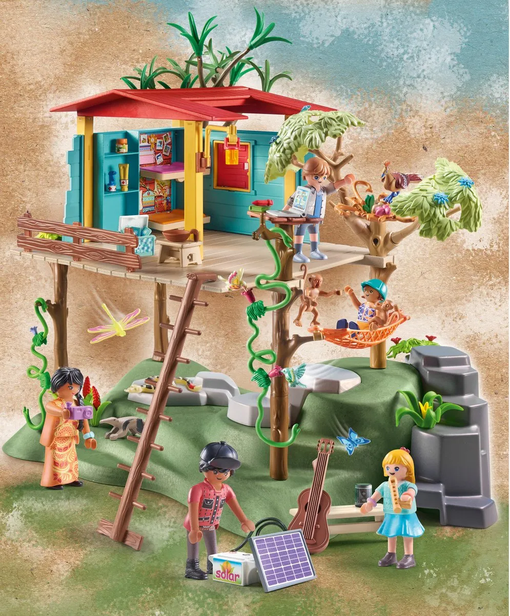 Playmobil Wiltopia Stamboomhut P-71013 - Meerkleurig