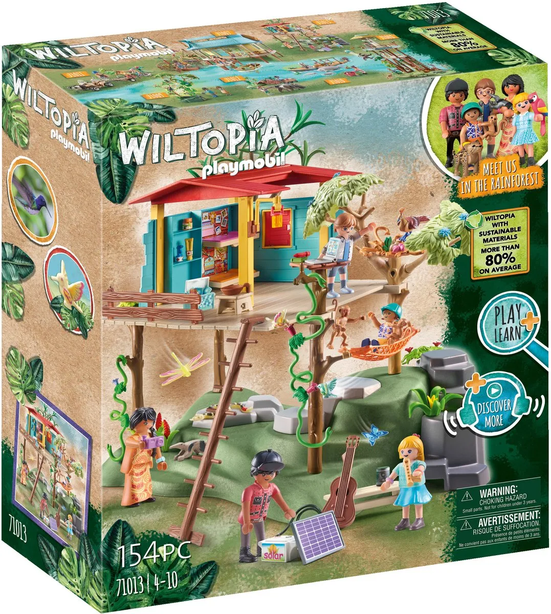 Playmobil Wiltopia Stamboomhut P-71013 - Meerkleurig