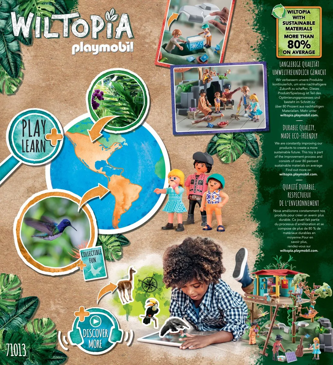 Playmobil Wiltopia Stamboomhut P-71013 - Meerkleurig