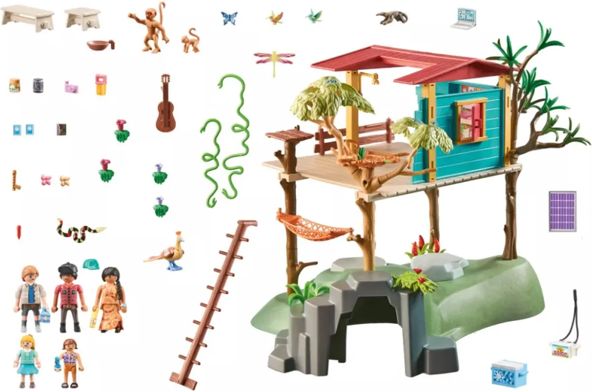 Playmobil Wiltopia Stamboomhut P-71013 - Meerkleurig