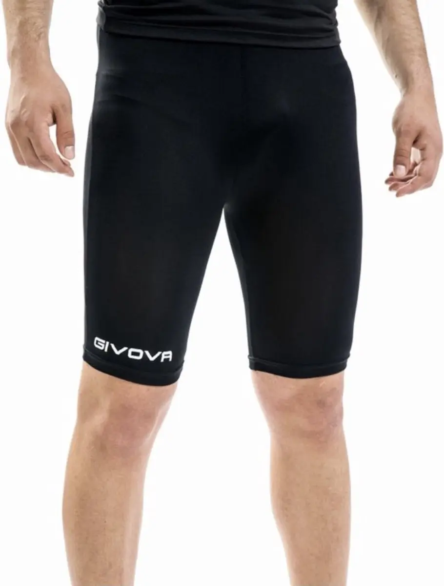 Herenshort Givova Bermuda Huid Zwart