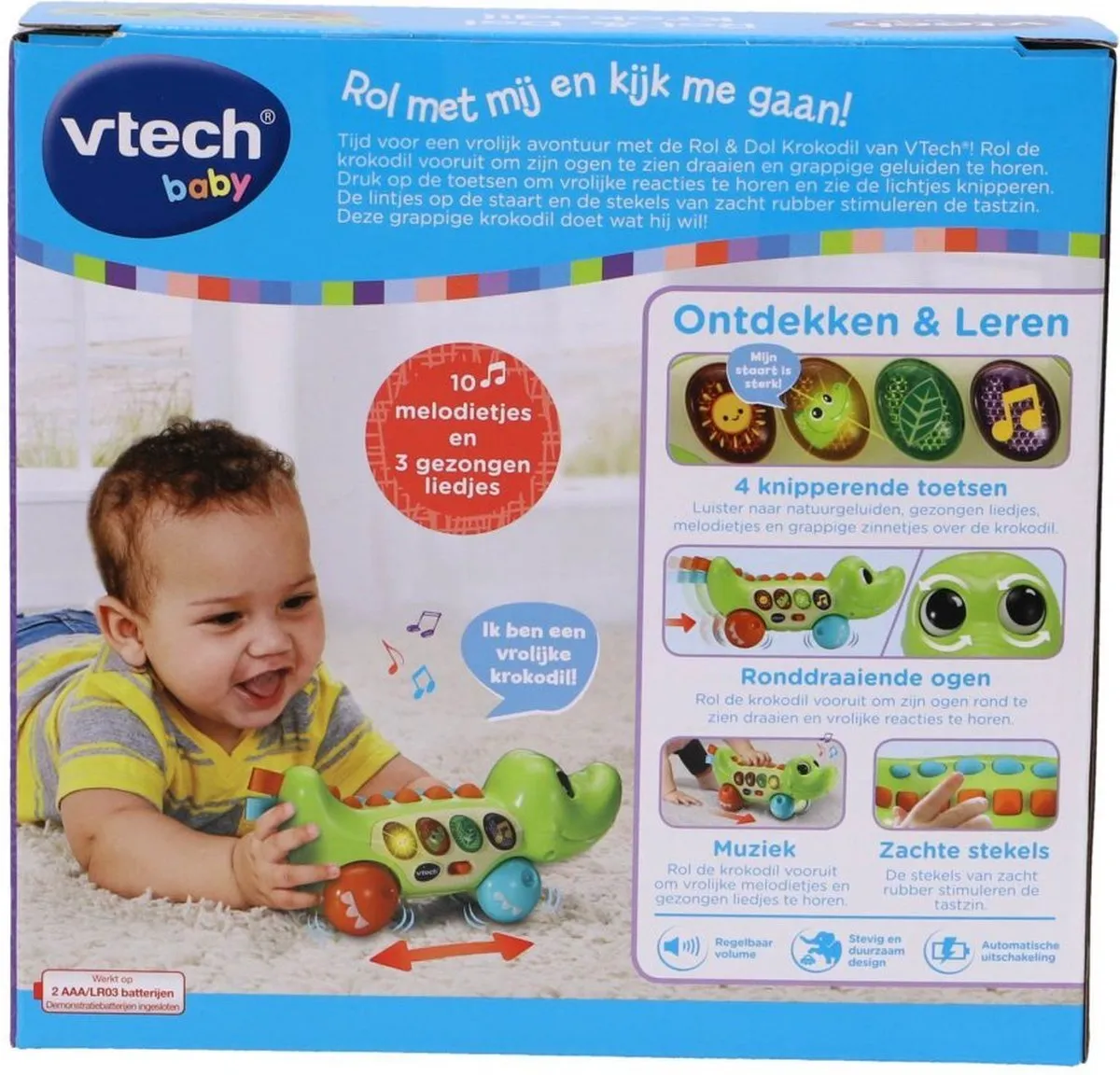 Vtech Baby Dierenvriendjes Krokodil Educatief Speelgoed - Multi