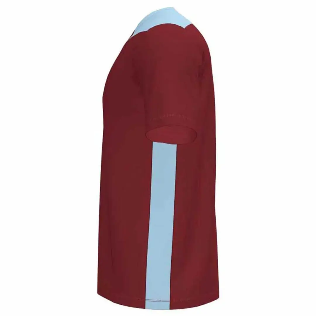 Joma Championship VI Shirt Kinderen - Bordeaux/Hemelsblauw 134