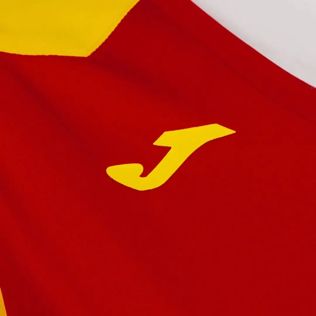 Joma Record II T-shirt 2XL - Geel/Rood