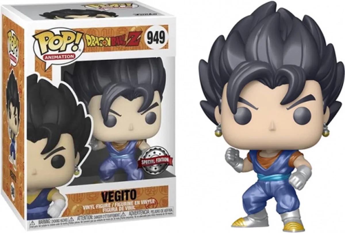 Funko Pop! Dragon Ball Z Vegito #949 Metallic Exclusive