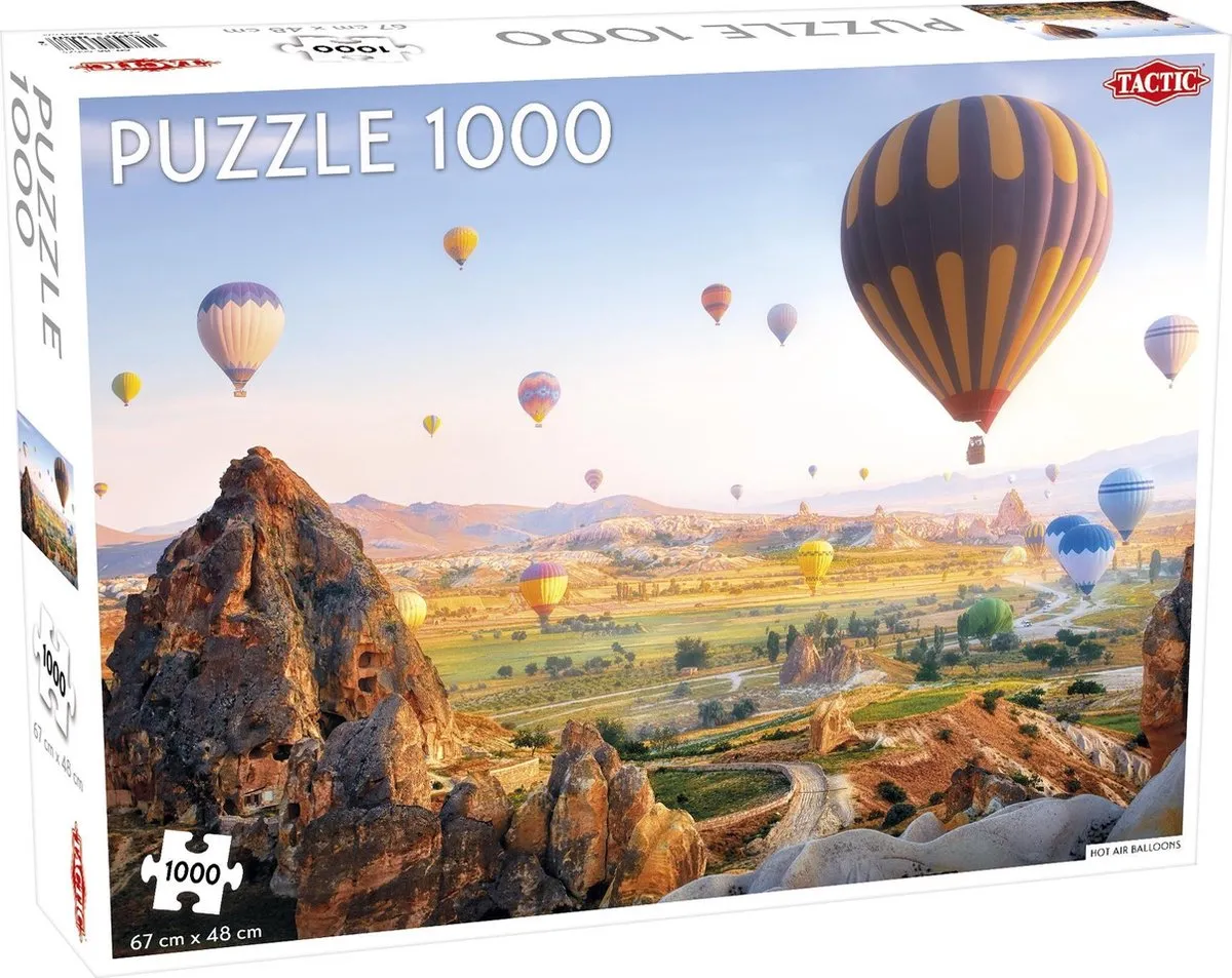 Tactic Landscape Puzzel Hot Air Balloons Cappadocia 1000 Stuks