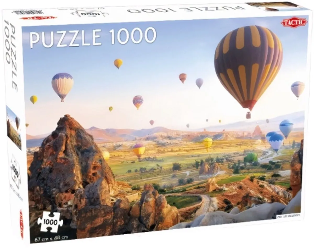 Tactic Landscape Puzzel Hot Air Balloons Cappadocia 1000 Stuks - Multicolor