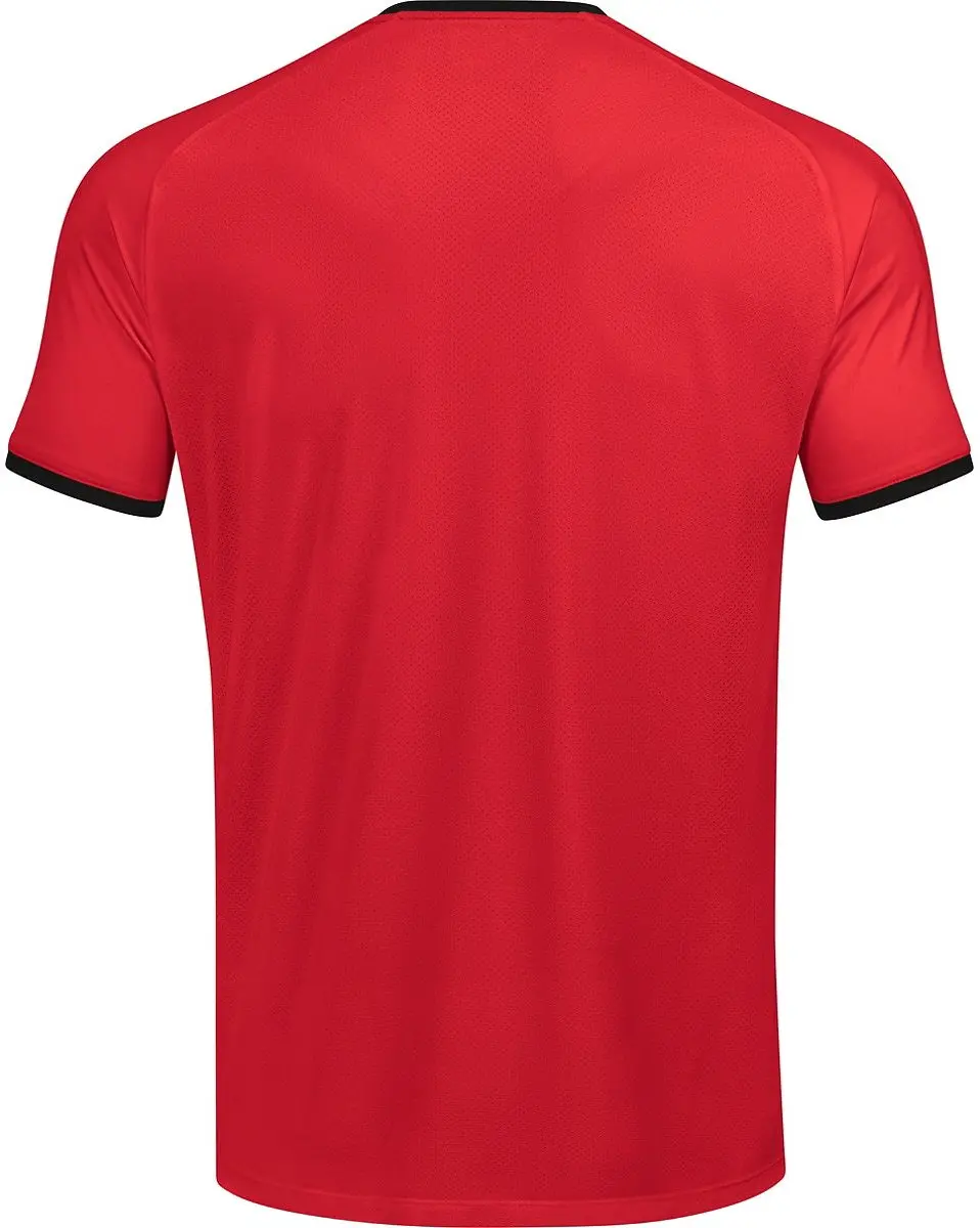 Jako Inter Shirt Korte Mouw Heren - Zwart/Sportrood L
