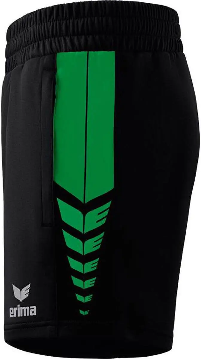 Erima Six Wings Worker Short Dames - Smaragd/Zwart 44