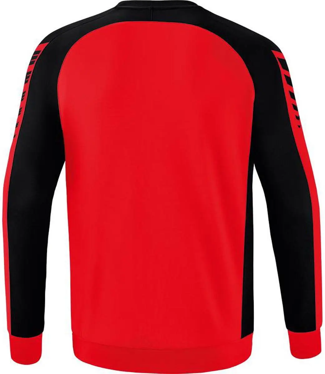 Erima Six Wings Sweatshirt Kinderen 152 - Rood/Zwart