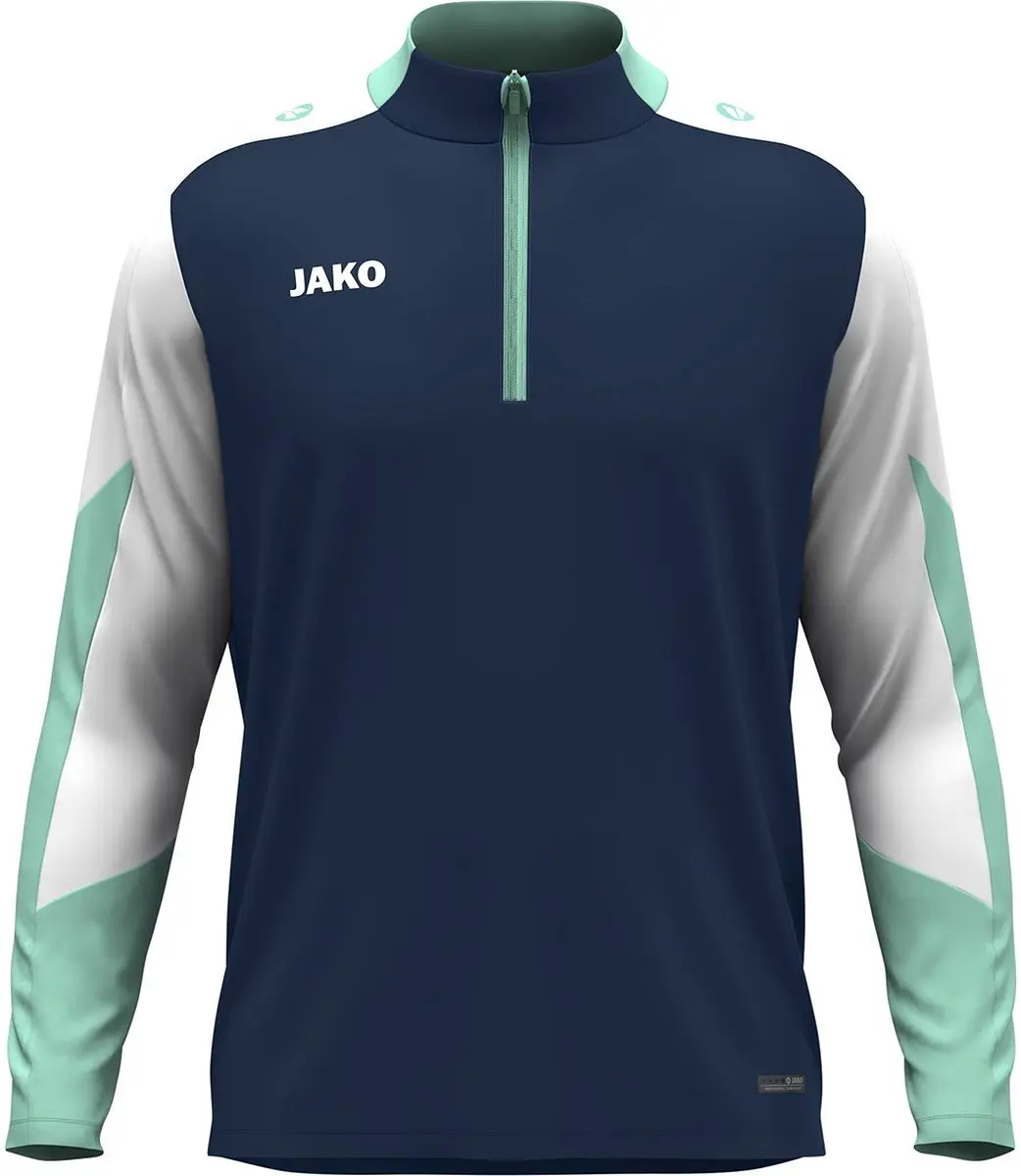 JAKO Dynamic Ziptop Kinderen 140 - Marine/Wit