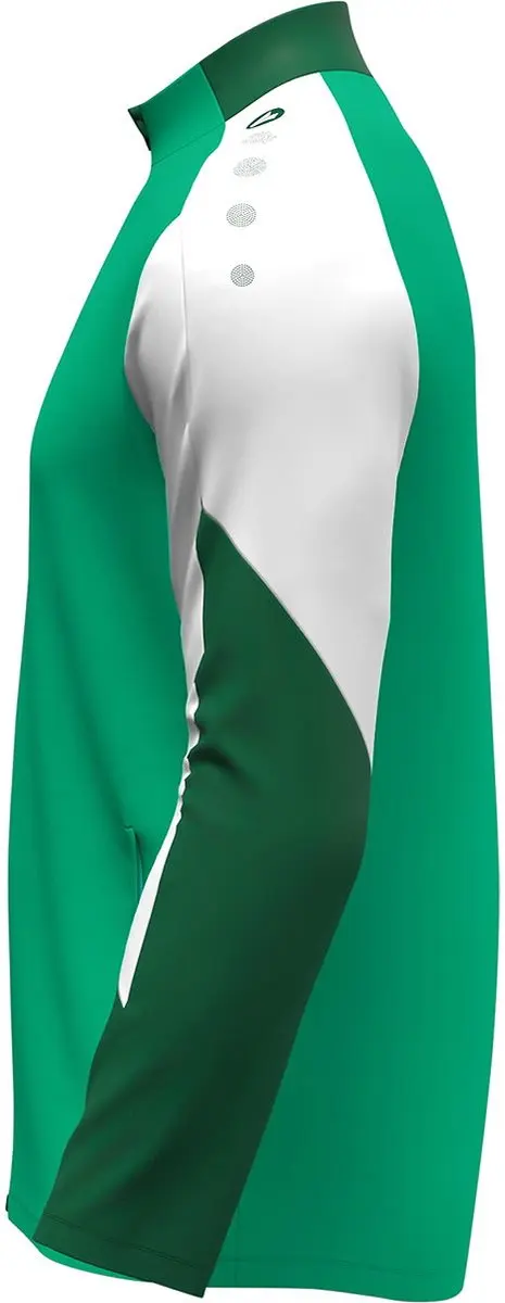Jako Dynamic Polyestervest Dames XL - Groen/Wit/Donkergroen