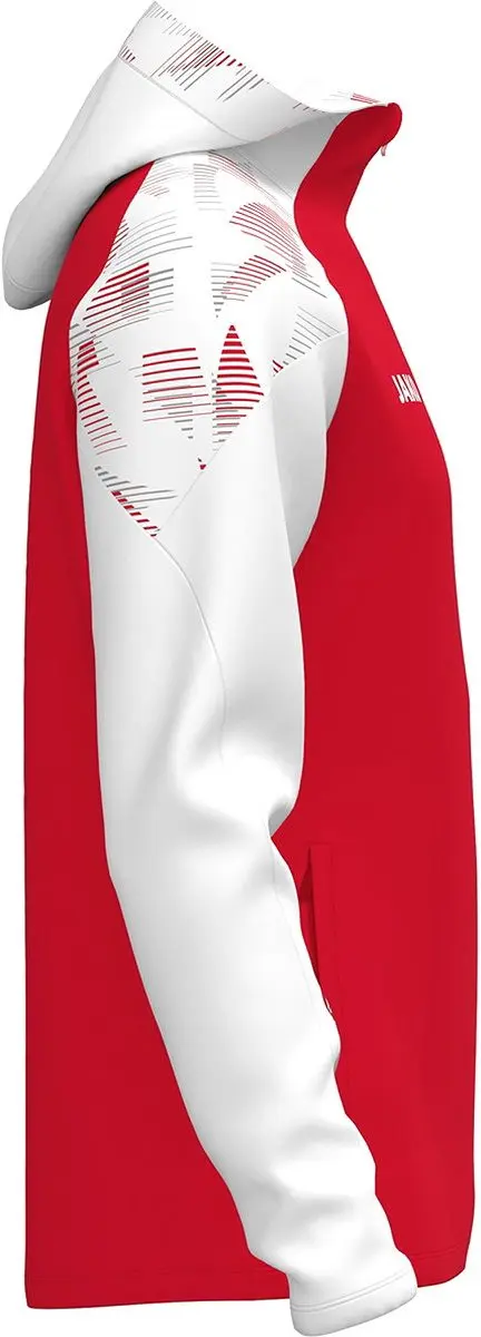 Jako Sonic Jas Met Kap Kinderen 152 - Rood/Wit