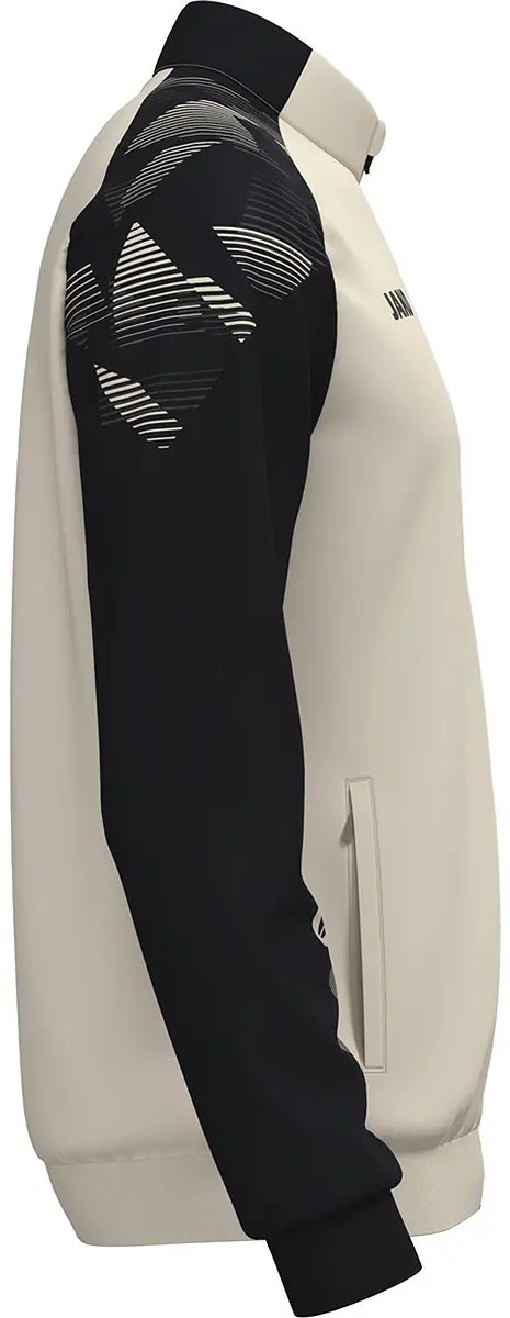 Jako Sonic Polyestervest Kinderen 116 - Off White/Zwart