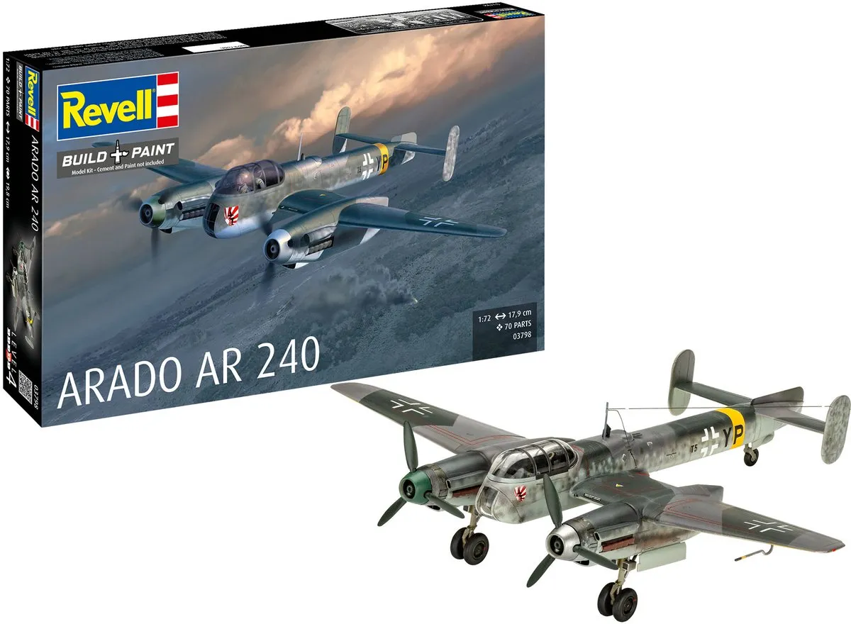 Revell 03798 Arado Ar 240 Modelbouwpakket Vliegtuig 1:72